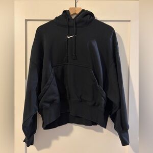 Nike Women's Sportswear Phoenix Fleece Oversized Pullover Hoodie Black